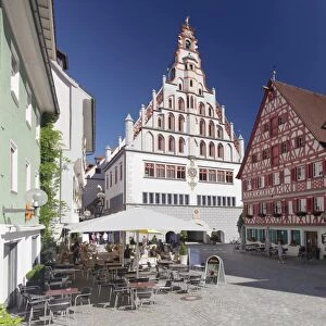 Town hall, Bad Waldsee, Upper Swabian Baroque Route, Upper Swabia, Baden-Wurttemberg