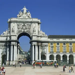 Triumphal Arch Print, Lisbon Square Triumphal Arch Print, Lisbon Square