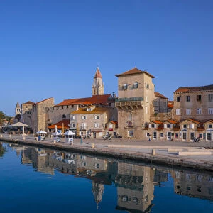 Trogir Harbour, Trogir, UNESCO World Heritage Site, Dalmatian Coast, Croatia, Europe