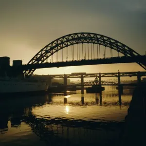 Tynebrücke in Newcastle upon Tyne im Tynedale in England im Vereinigten Königreich Europa