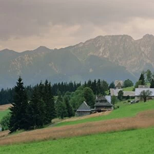 Typical Polish landscape near Zacopane