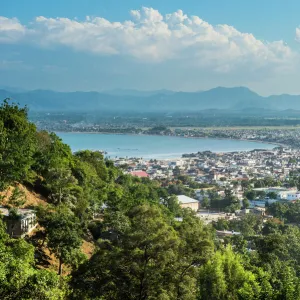 View over Cap Haitien, Haiti, Caribbean, Central America