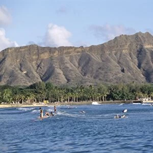 View of Diamond Head Crater