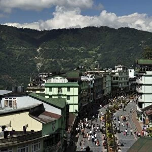 View of Gangtok, East Sikkim, Sikkim, India, Asia