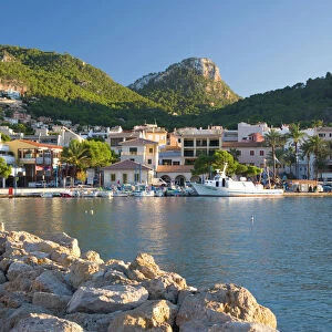 View across the harbour, Port d Andratx, Mallorca, Balearic Islands