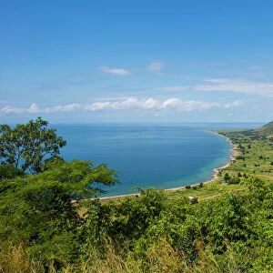 View over Lake Malawi near Livingstonia, Malawi, Africa