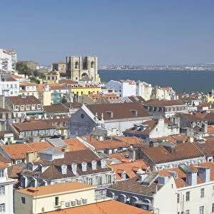 View of Lisbon old centre