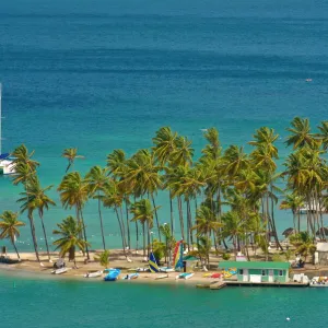 View of Marigot Bay, St. Lucia, Windward Islands, West Indies, Caribbean, Central America