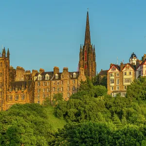 View of New College, The University of Edinburgh, on The Mound