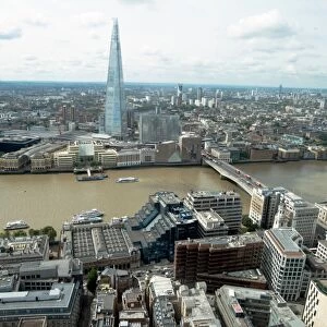 View towards the Shard from the Sky Garden, London, EC3, England, United Kingdom, Europe