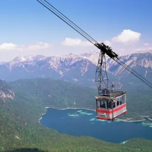 Punto de vista desde la Zugspitze Punto de vista desde la Zugspitze