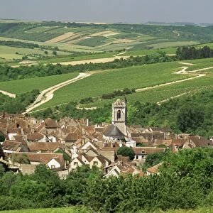 Village of Irancy, Burgundy, France, Europe