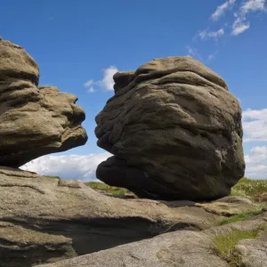 The Wain Stones (Kissing Stones) on Bleaklow Moor, on the Pennine Way footpath