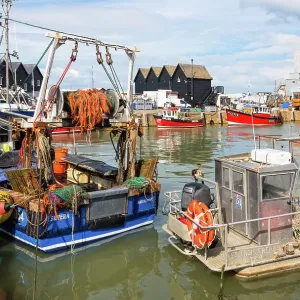 Print of Whitstable Harbour, 1832 Print of Whitstable Harbour, 1832