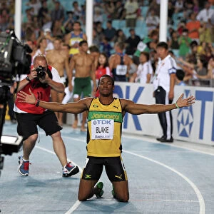 100m World Champion Yohan Blake