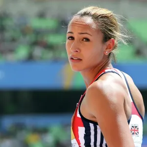 Print of Jess Ennis at 2011 World Championship Athletics Print of Jess Ennis at 2011 World Championship Athletics