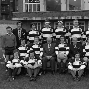 The Barbarians team that defeated the All Blacks at Cardiff in 1973