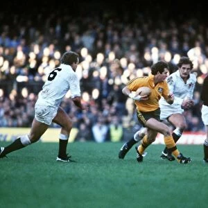 David Campese makes a break against England in 1984