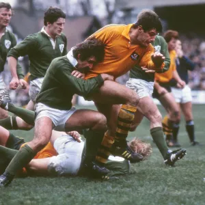 1981 Ireland vs Australia Rugby Print 1981 Ireland vs Australia Rugby Print