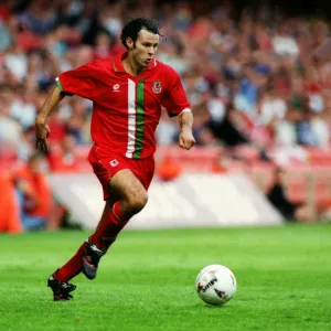 Ryan Giggs of Wales in action