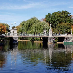 Boston Public Garden park, Boston, Massachusetts