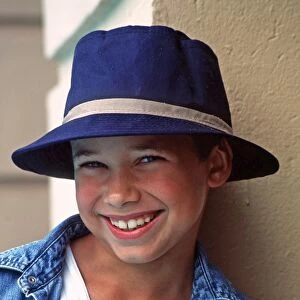 Boy wearing hat