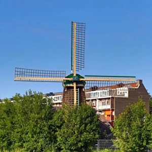 De Otter paltrok windmill in Amsterdam, Holland