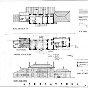 Abergavenny Station - Alterations to Station Buildings [1956]