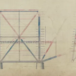 Forth Bridge Construction Print Forth Bridge Construction Print