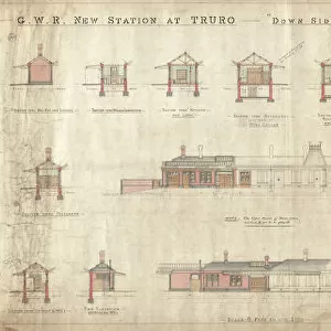 G. W. R New Station at Truro - Down Side [1897]