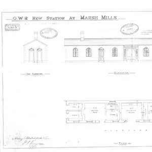 GWR New Station at Marsh Mills [1878]