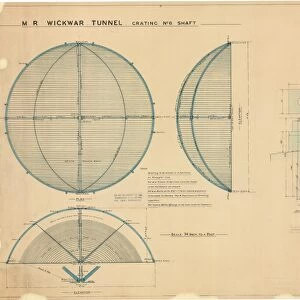 Midland Railway Wickwar Tunnel - Grating No. 6 Shaft [1911]