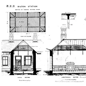 N. E. R Bilton Station - Details of General Waiting Room Additions [1886]