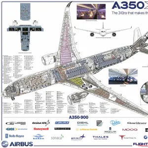 Popular Themes Jigsaw Puzzle Collection: Airbus Cutaway
