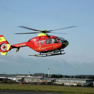 Eurocopter EC135 Bond Air Services in use as air ambulance