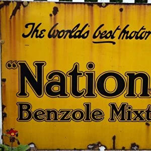 National vintage advertising poster
