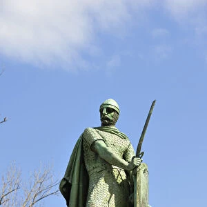 Afonso Henriques, first king of Portugal. Guimaraes, Minho