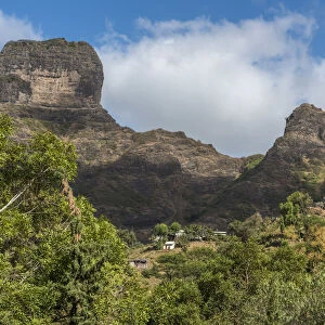 africa, Cape Verde, Santiago. The green heart of the island
