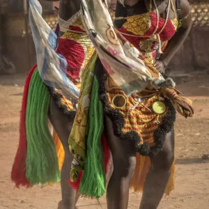 Africa, Guinea Bissau, Bijagos Islands. The carnival in Bubaque