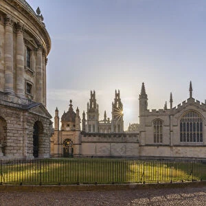 All Souls College and the Radcliffe Camera, Oxford, Oxfordshire, England