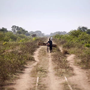 Aweil, South Sudan. Disused railway, built by the British Colonialists