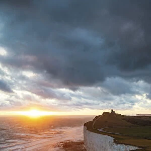 Belle Tout lighthouse, Beachy Head, Eastbourne, East Sussex, England, UK