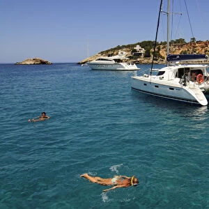 Boat trips, Cala d Hort, Ibiza, Ibiza and Formentera, Balearic Islands, Spain
