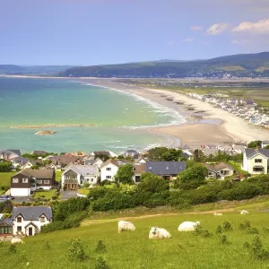 Borth, Cardigan Bay Print, Wales, UK Borth, Cardigan Bay Print, Wales, UK