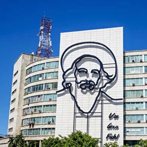 Camilo Cienfuegos Memorial at Plaza de la Revolucion, Revolution Square, Havana