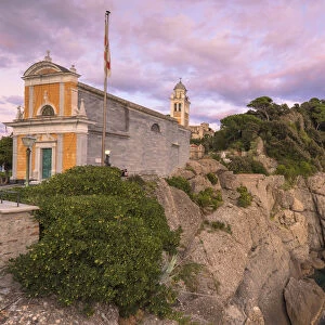 Church of San Giorgio, Portofino, province of Genoa, Liguria, Italy