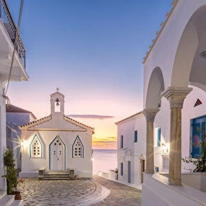 Church of St. Barbara, Andros, Cyclades Archipelago, Greece, Europe