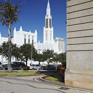 City Hall and Cathedral of Nossa Senhora de Conceicao, Maputo, Mozambique