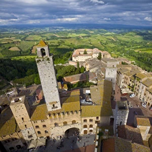 City Overview, San Gimignano, Tuscany, Italy