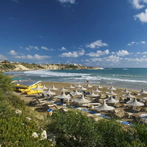 Coral Bay Beach bei Pafos, Paphos, Cyprus
